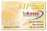 1akasse VIP Karte